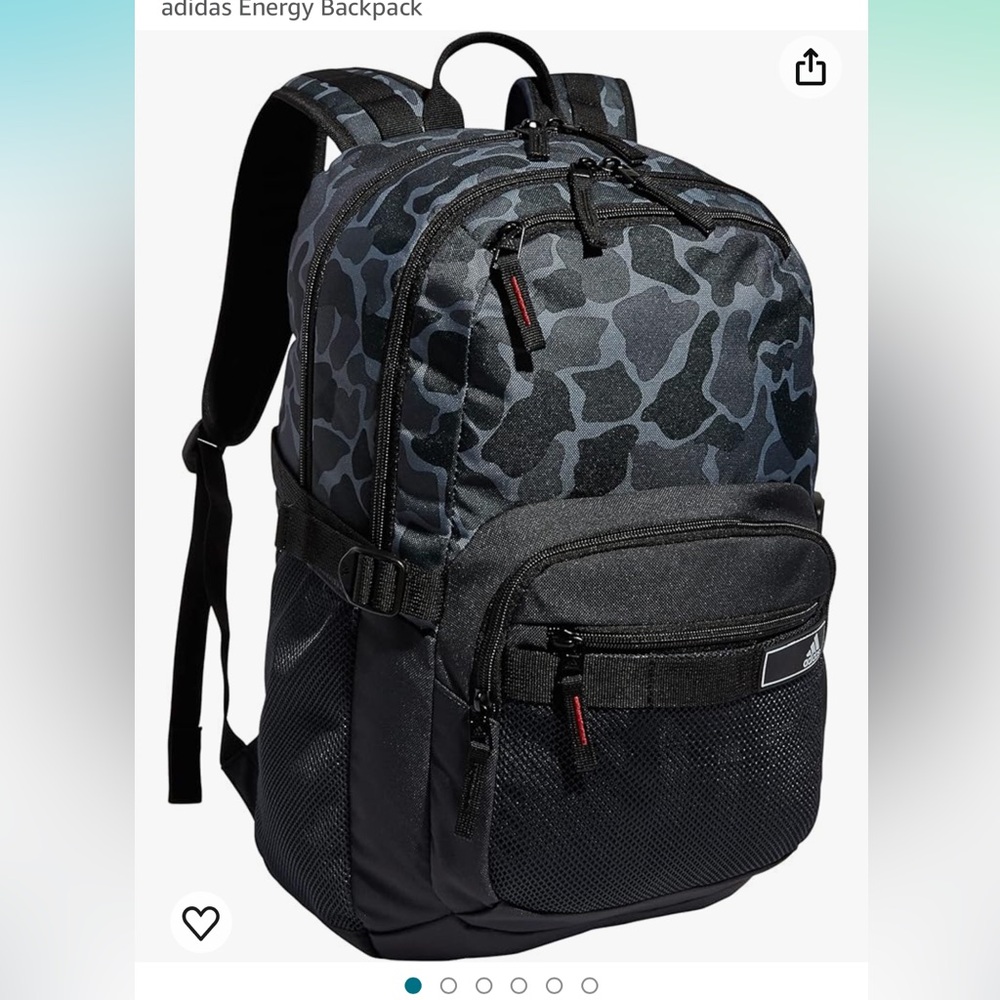 Adidas Energy Backpack Rare Camo Color EUC
